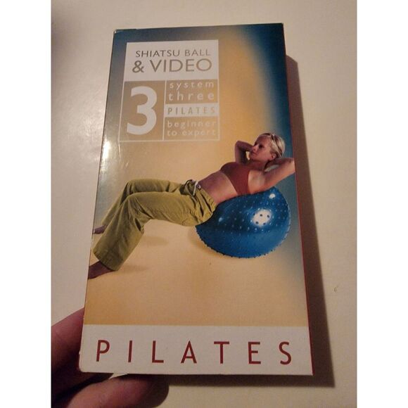 SHIATSU‎ BALL WORKOUT VIDEO 3 PILATES VHS Pilates - Picture 1 of 3